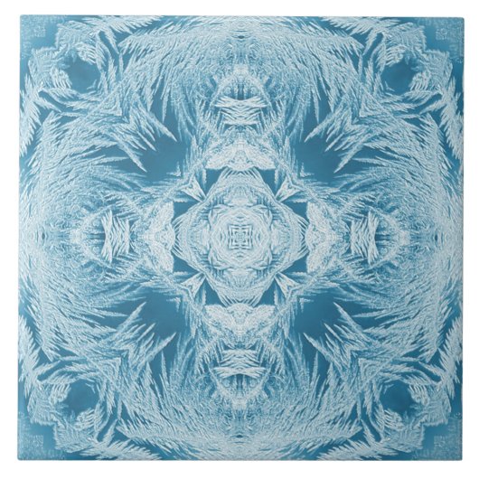 Blauer Schnee 099 2023 Fliese (Vorderseite)