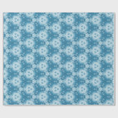 Blauer Schnee 102 2023 Geschenkpapier (Flach)