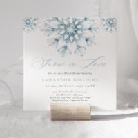 Blauer Schnee im Brautparty Liebe