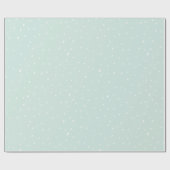 Blauer Schnee-MattPackpapier 30 bewegt x 6ft Geschenkpapier (Flach)