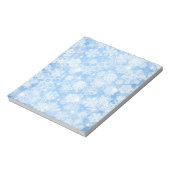 Blauer Schnee Notizblock (Rotiert)