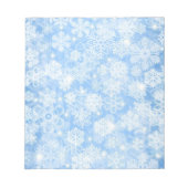 Blauer Schnee Notizblock (Vorderseite)