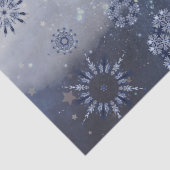 Blauer Schnee Seidenpapier (Detail)