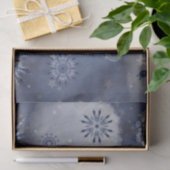 Blauer Schnee Seidenpapier (Geschenk)