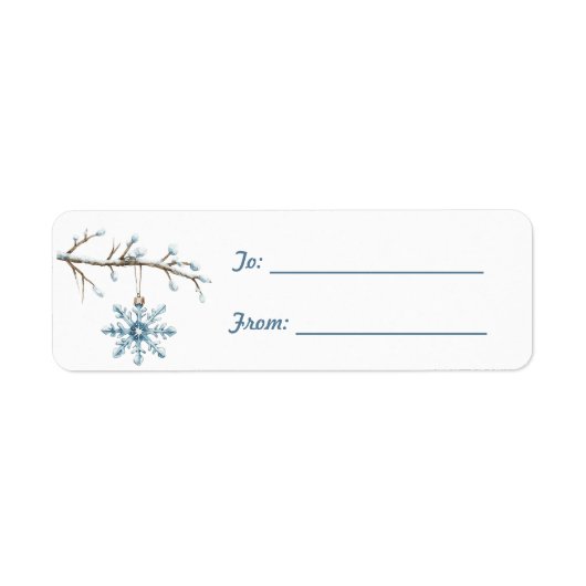 Blauer Schneeblatt-Baum Weihnachten (Vorne)