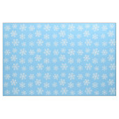 Blauer Schneeflocken Stoff (Fat Quarter (45,7 x 55,9 cm))
