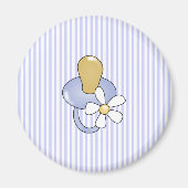 Blauer Schnuller Magnet (Vorne)