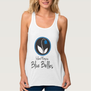 Blauer Schönheitsbehälter IE! Tank Top
