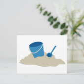 Blauer Schott und Pail Postkarte (Stehend Vorderseite)