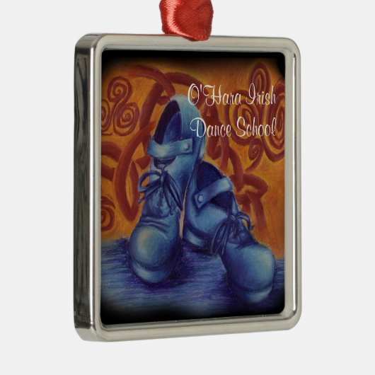 Blauer Schuh Ornament (Rechts)