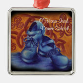 Blauer Schuh Ornament (Vorne)