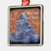 Blauer Schuh Ornament (Links)