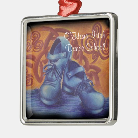 Blauer Schuh Ornament (Links)