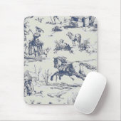 Blauer Schuppenflecht Mousepad (Mit Mouse)