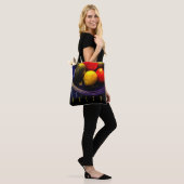 Blauer Schüssel Fruchtfrucht-Tasche Tasche (Am Model)