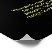 BLAUER SCHUTZ DER PLANETE GERETTET ERDNiedliches K Poster (Ecke)