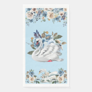 Blauer Schwan Papier Serviette