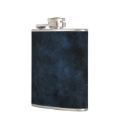 Blauer/Schwarz-Design-Flasche Flachmann (Links)