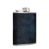Blauer/Schwarz-Design-Flasche Flachmann (Rechts)