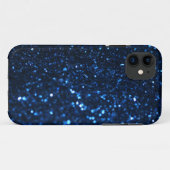 Blauer schwarzer Schimmer Case-Mate iPhone Hülle (Rückseite (Horizontal))