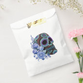 Blauer schwarzer Zucker-Schädeltag der Toten Geschenktütchen (Versiegelt)