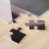 Blauer Schwarzweiss-Pfau 1014 Stücke erwachsen Puzzle (Seite)