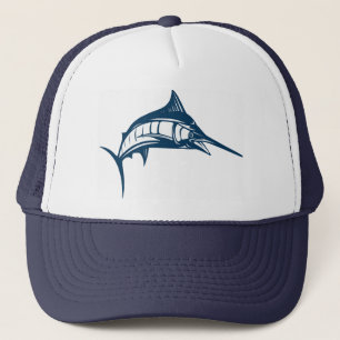 Blauer Schwertfisch Truckerkappe