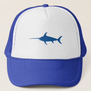 Blauer Schwertfisch Truckerkappe