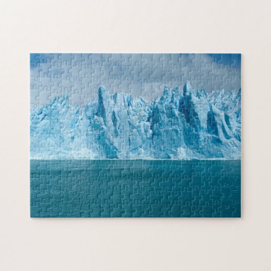 Blauer See, Eis und Himmel Puzzle (Horizontal)
