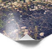 Blauer See Fotodruck (Ecke)