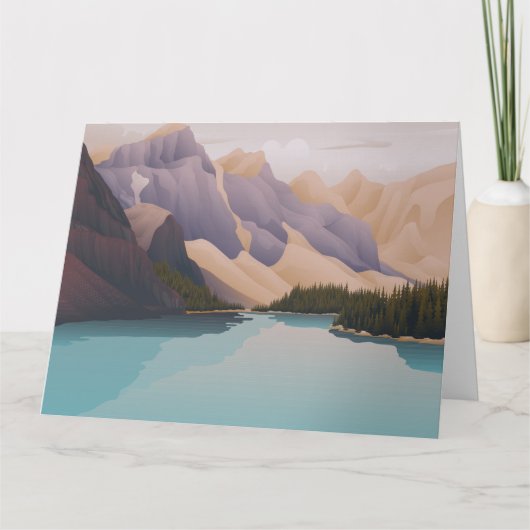 Blauer See Karte (Vorderseite)