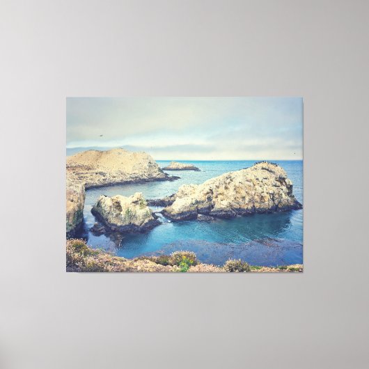 Blauer See Leinwanddruck (Vorderseite)