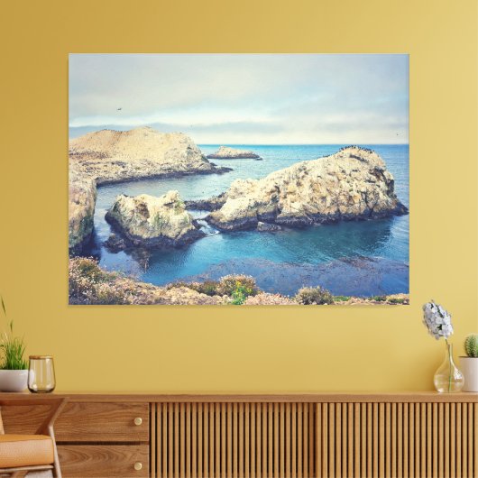 Blauer See Leinwanddruck (Insitu (Wohnzimmer))