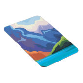 Blauer See Magnet (Rechte Seite)