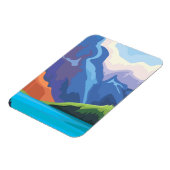 Blauer See Magnet (Linke Seite)