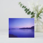 Blauer See Postkarte (Stehend Vorderseite)