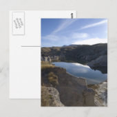 Blauer See Postkarte (Vorne/Hinten)