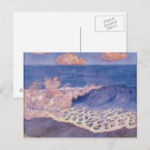 Blauer Seegang, Wave Effect, c.1893 Postkarte (Vorne/Hinten)