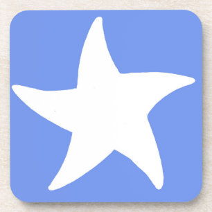 Blauer Seestern Getränkeuntersetzer