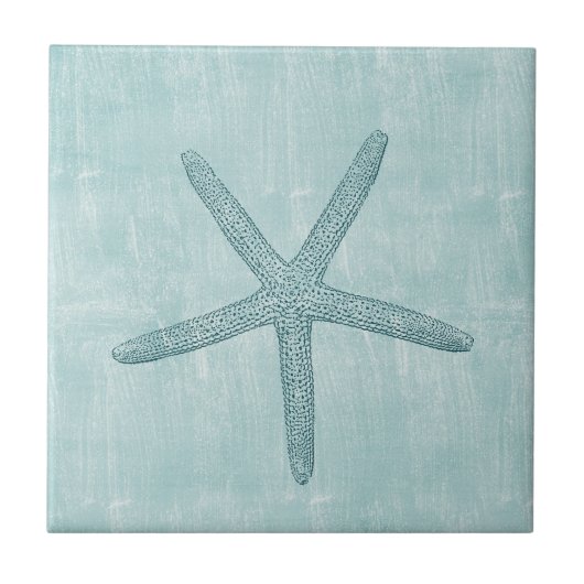 Blauer Seeteufel Fliese (Vorderseite)