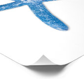 Blauer Seeteufel Fotodruck (Ecke)