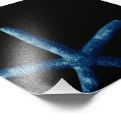 Blauer Seeteufel Fotodruck (Ecke)