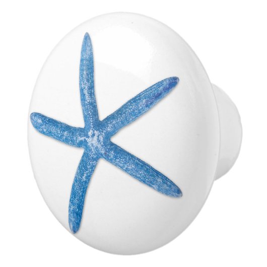 Blauer Seeteufel Keramikknauf (Rechts)