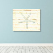 Blauer Seeteufel Leinwanddruck (Insitu (Holzboden))