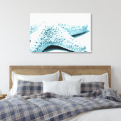 Blauer Seeteufel Leinwanddruck (Insitu (Schlafzimmer))