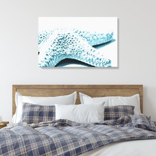 Blauer Seeteufel Leinwanddruck (Insitu (Schlafzimmer))