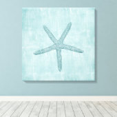 Blauer Seeteufel Leinwanddruck (Insitu (Holzboden))