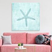 Blauer Seeteufel Leinwanddruck (Insitu (Wohnzimmer))