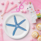 Blauer Seeteufel Pappteller (Party)