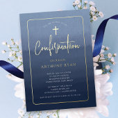 Blauer Segen Bestätigung Einladung